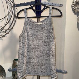 LOFT Marled Knit Sleeveless Sweater Tank Top